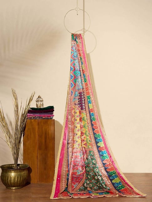 Globus Multicolor Printed Dupatta
