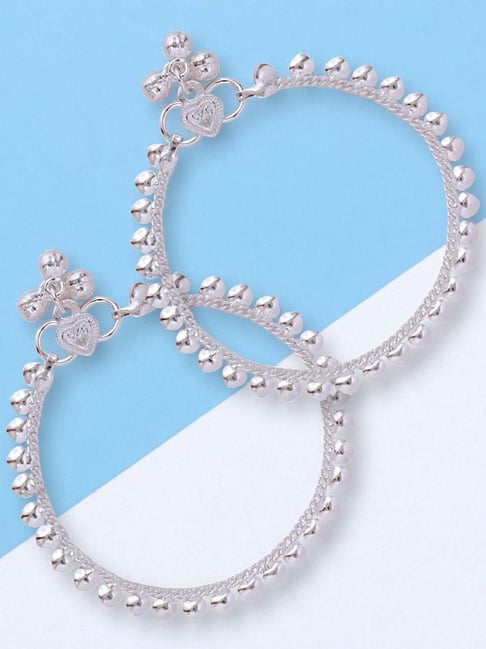 Taraash 925 Sterling Silver Anklets for Girls