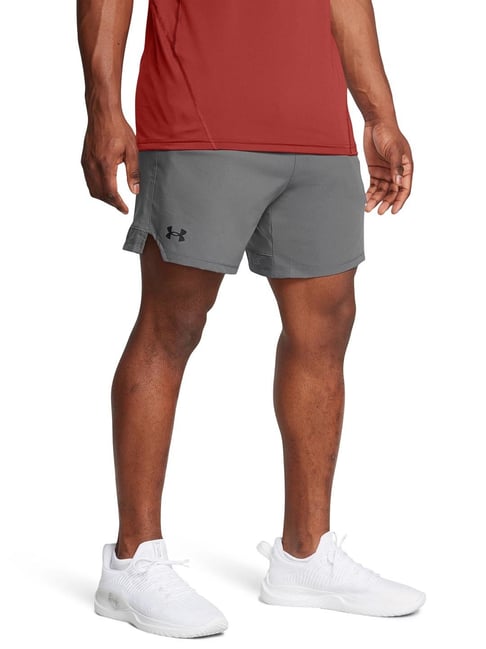 Under Armour Gray Vanish Woven Slim Fit 6" Shorts