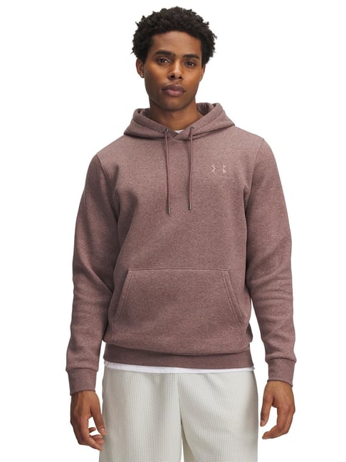 Under Armour Brown Icon Fleece Regular Fit Hoodie