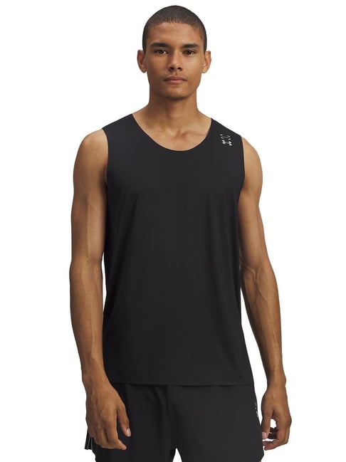 Under Armour Black Halo Run Slim Fit T-Shirt-picture-33
