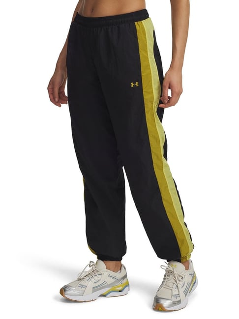 Under Armour Black Icon Crinkle Loose Fit Joggers