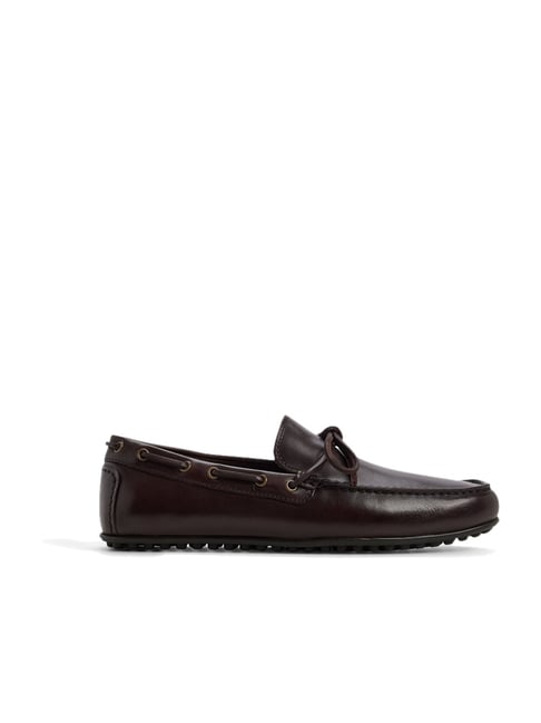 Aldo Men's KALEB Dark Brown Boat Shoes-picture-31