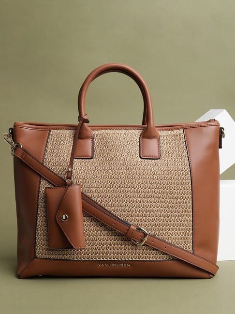 Van Heusen Beige Handbag