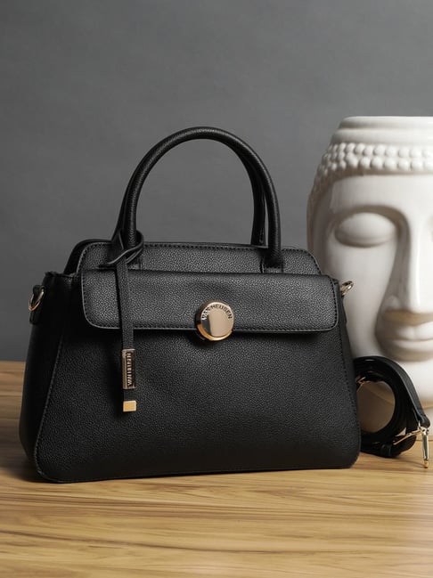 Van Heusen Black Logo Handbag