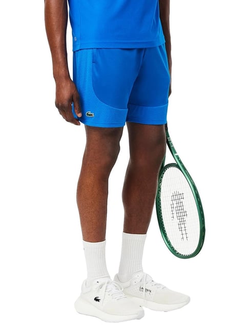 Lacoste Blue Ultra Dry Stretch Tennis Shorts