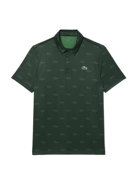Buy Lacoste Green UV Protect Golf Logo Regular Fit Polo T-Shirt