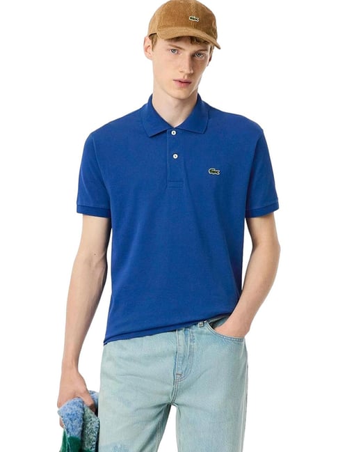 Lacoste Blue L.12.12 Original Classic Fit Polo T-Shirt
