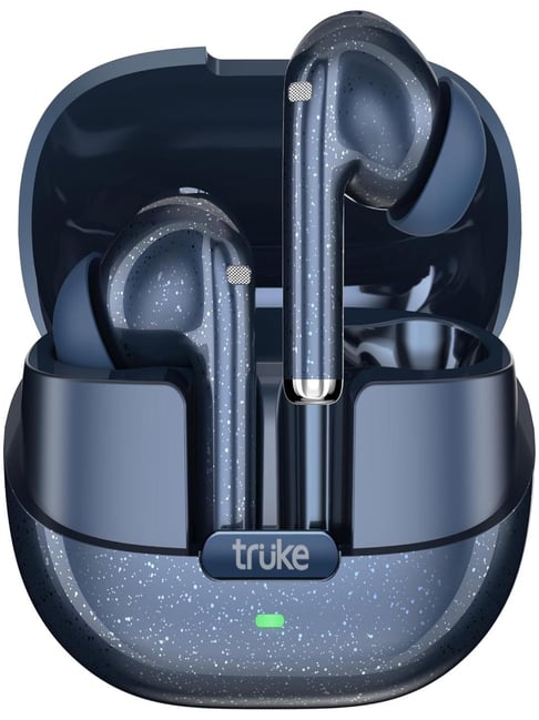 Truke Buds Aura With 70Hrs Playtime, 4-Mic Enc, 13Mm Speakers, Rapid Charge, Game Mode (Azureblue)