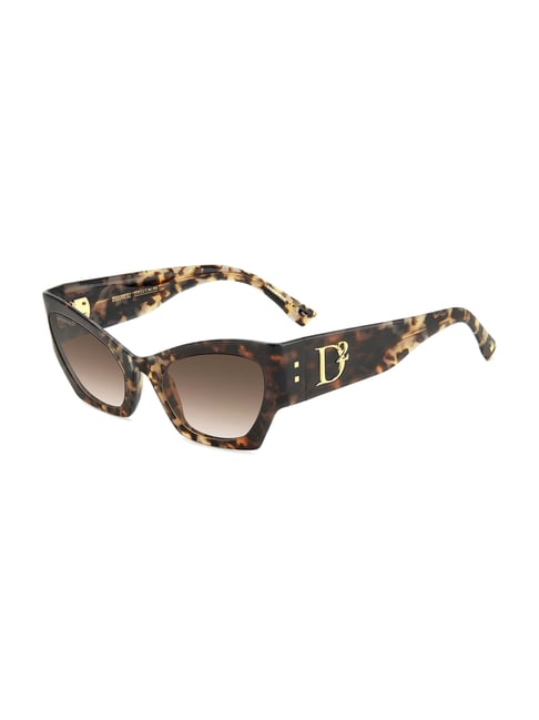 DSQUARED2 Brown UV Protection Cat Eye Sunglasses for Men-picture-14