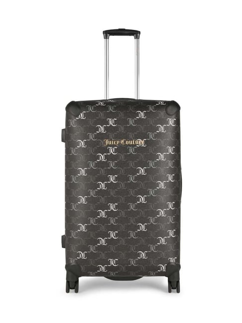 Juicy Couture Monoglam Black Logo Medium Hard Sided Checked Luggage-picture-42