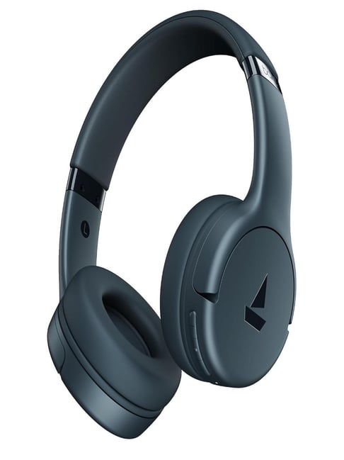Boat Rockerz 411 (2025 Launch), 40Ms Low Latency, Wireless Headphone With Mic (Active Black)