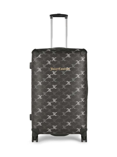 Juicy Couture Monoglam Black Logo Large Hard Sided Expandable Checked Luggage-picture-26