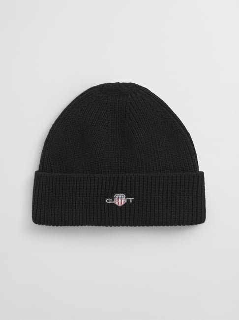 Gant Boys Black Solid Beanie-picture-18