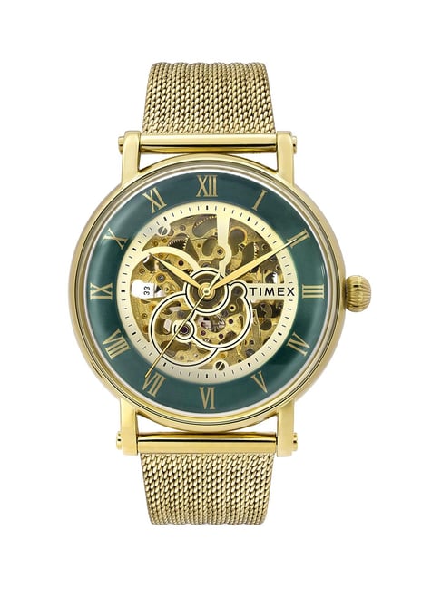 TIMEX Green Round Dial Automatic Men Watch TWEG16721