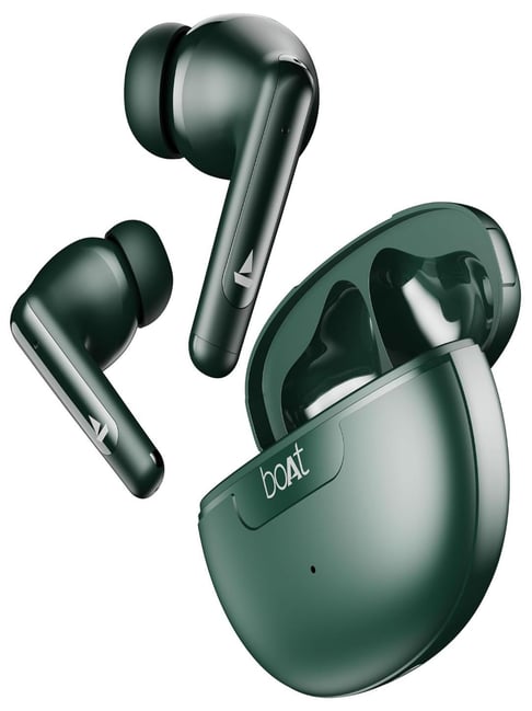 Boat Airdopes 161 Anc Tws Earbuds Bluetooth V5.3(Green)