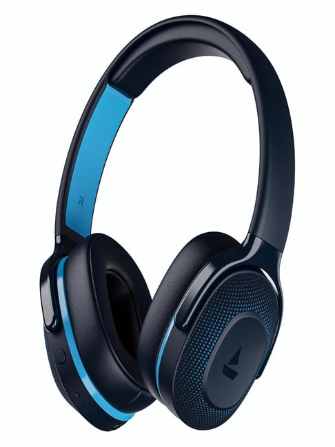 Boat Rockerz 413 (2025 Launch), Wireless Headphone With Mic (Black & Red)