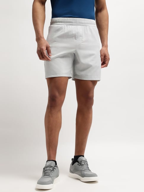 Reebok Grey Regular Fit Sports Shorts