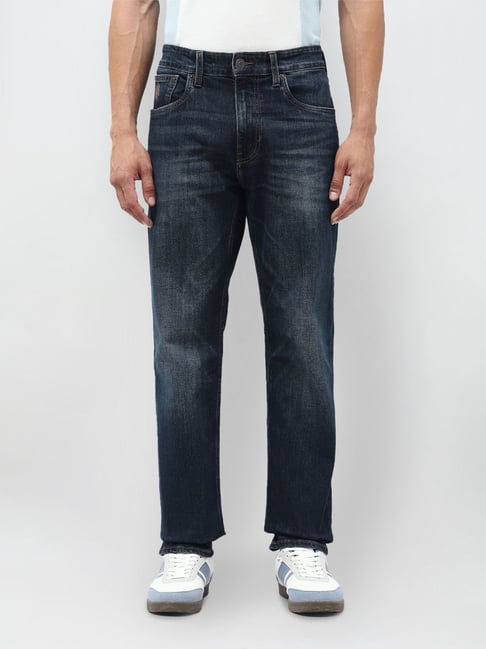 U.S. Polo Assn. Denim Co. Blue Cotton Straight Fit Jeans-picture-38