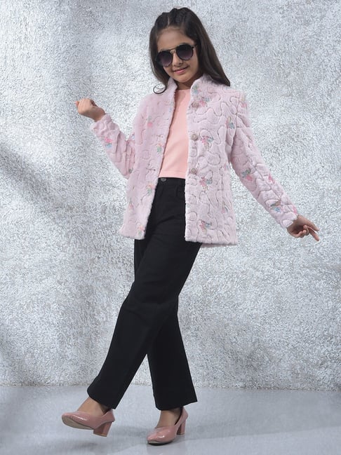 Crimsoune Club Girls Black Cotton Jeans-picture-22