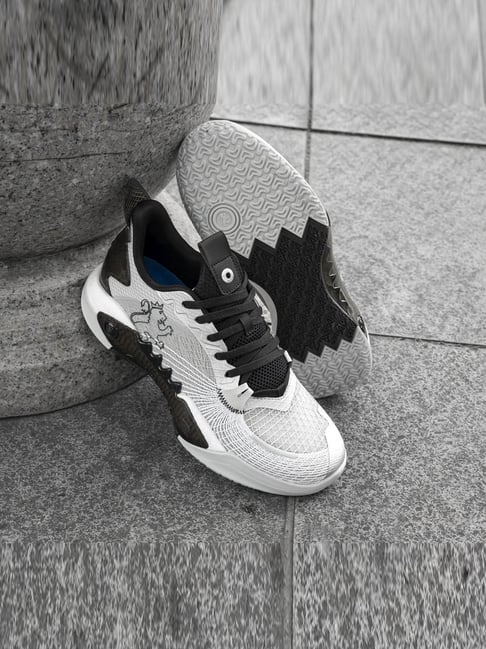 Red Tape Men's Slam Dunk Classics Grey Basketball Shoes-image-20