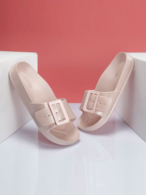 Red Tape Women's Sunnies Pink Casual Sandals