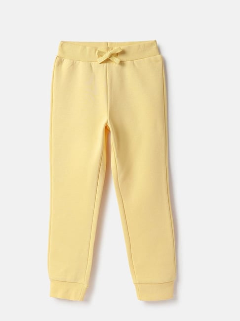 United Colors of Benetton Girls Lemon Yellow Trackpants-picture-28