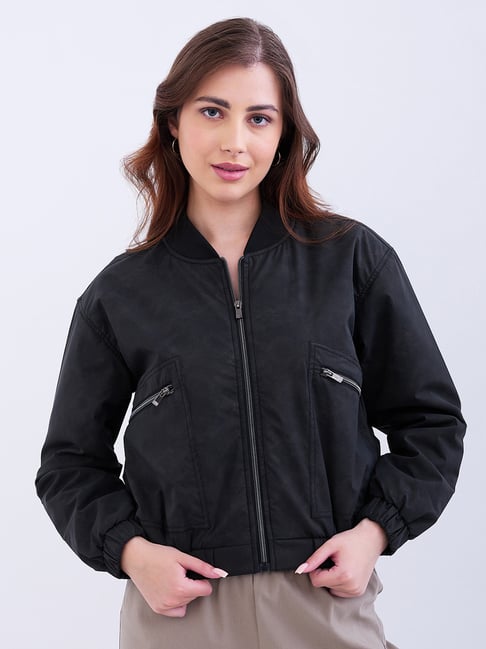 Spykar Black Regular Fit Jacket-picture-21