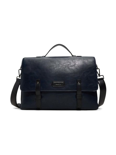 Aldo Black AGRERAMOND Textured Medium Briefcase-image-16