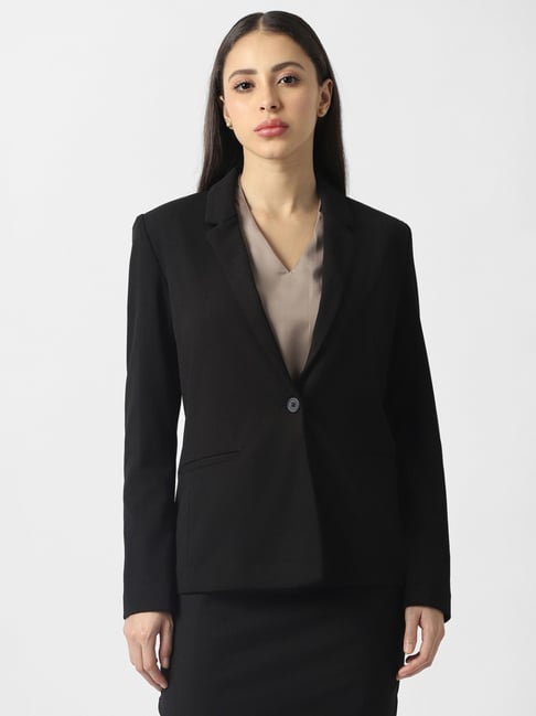 Van Heusen Black Regular Fit Blazer-picture-39