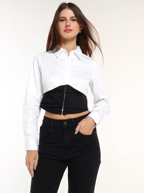 Cover Story White Slim Fit Shirt-picture-22