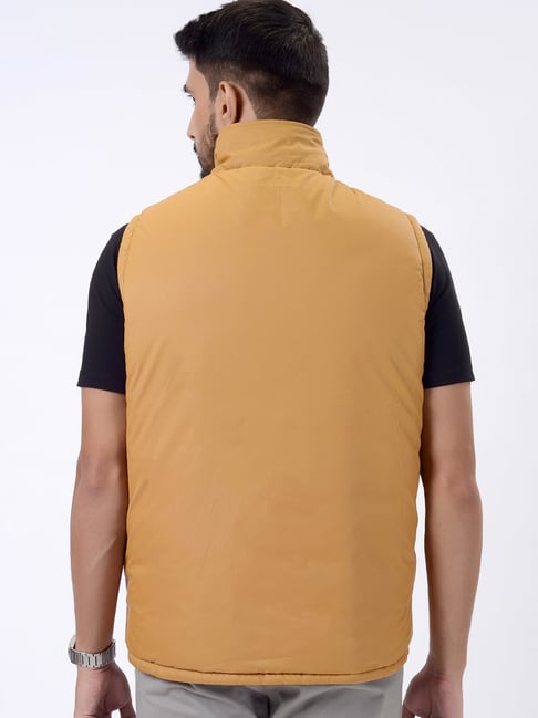 JadeBlue Tan Polyester Regular Fit Jacket-picture-41