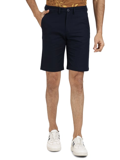 パンツ CLANE PADDED SHORT PANTS / NAVY / 0 CLANE PADDED SHORT PANTS / NAVY / 0JadeBlue Navy Blue Cotton Slim