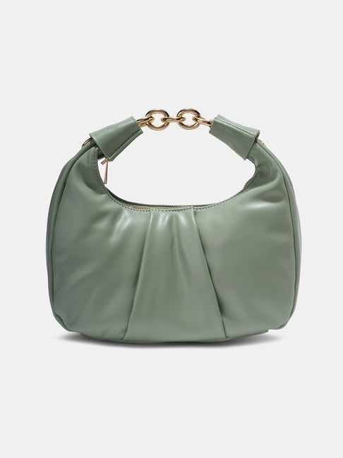 Forever Glam by Pantaloons Green Hobo Handbag-picture-28