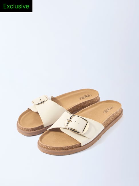 Leather Lunablu Sandals LUNA BLU Floral Sequence Embellished Heel