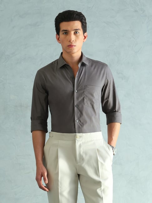 Arrow Men Slim Fit Smart Formal Shirt-picture-28