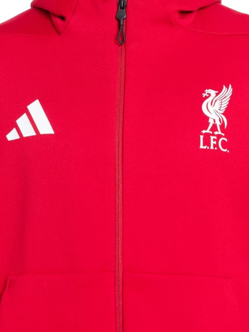 Adidas Red Regular Fit Sports Hoodie