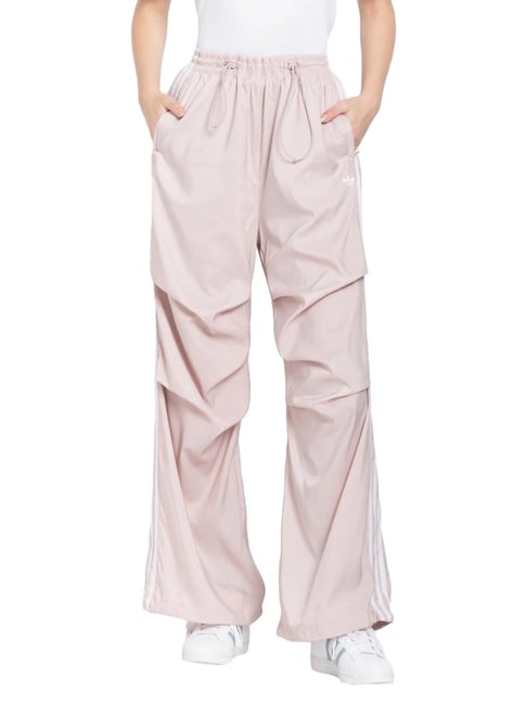 Adidas Originals Pink Regular Fit Striped Trackpants-picture-30