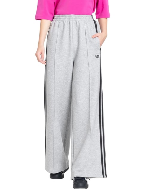 Adidas Originals Grey Regular Fit Trackpants-picture-38