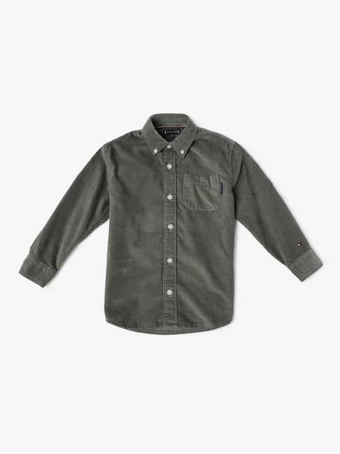 Tommy Hilfiger Green Cotton Regular Fit Shirt-picture-15