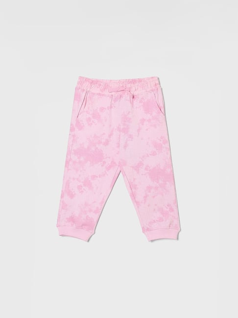 Juniors by Lifestyle Girls Light Pink Cotton Printed Track Pants-picture-40