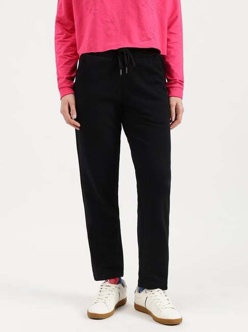 United Colors of Benetton Black Regular Fit Solid Joggers-picture-41