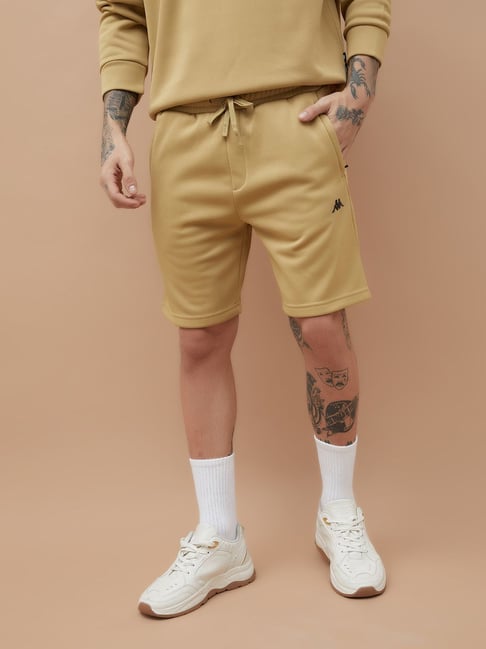 Kappa Yellow Regular Fit Sports Shorts-picture-36