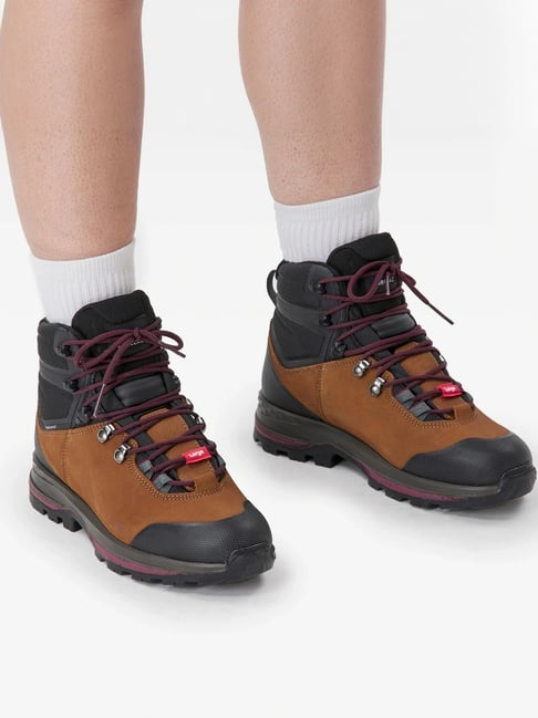 FORCLAZ By Decathlon Womens MT00 Brown Hiking Boots