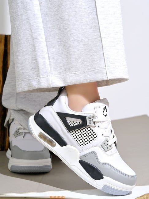 Shoetopia Women's Grey Casual Sneakers-picture-24