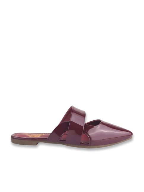 Shoetopia Women's Red Mule Shoes-picture-23