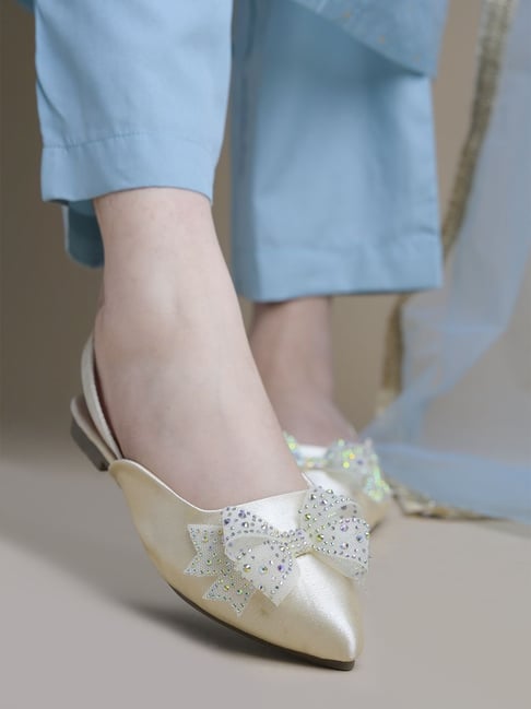 Shoetopia Women's Beige Sling Back Sandals-picture-28