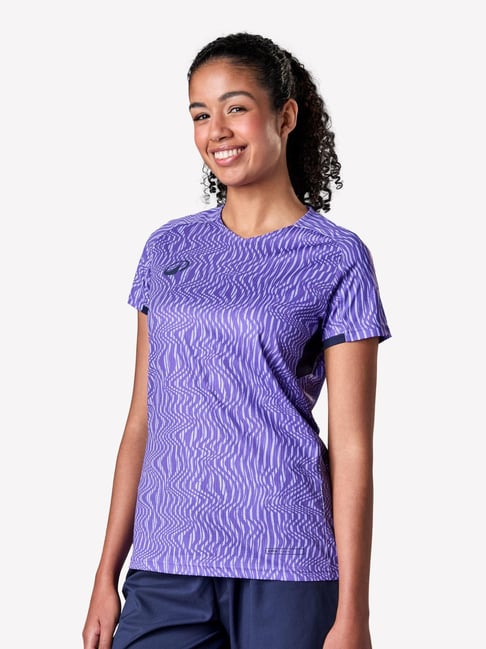 Kipsta By Decathlon Purple Regular Fit Printed Sports T-Shirt-picture-15