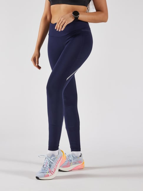 Kiprun By Decathlon Blue Regular Fit Sports Tights