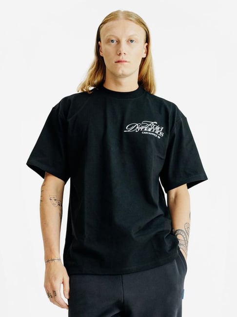 Decathlon Black Regular Fit Printed Sports T-Shirt-picture-43